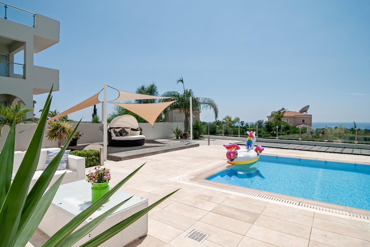 Villa Verdi: Luxury Villa With Private Pool Pegeia Exterior foto