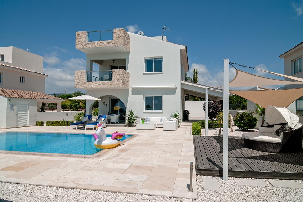 Villa Verdi: Luxury Villa With Private Pool Pegeia Exterior foto
